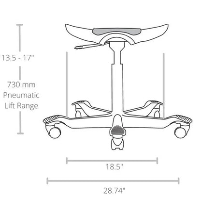 HÅG Capisco Puls Saddle Seat Healthcare Active Stool