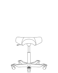 HÅG Capisco 8105 Upholstered Stool